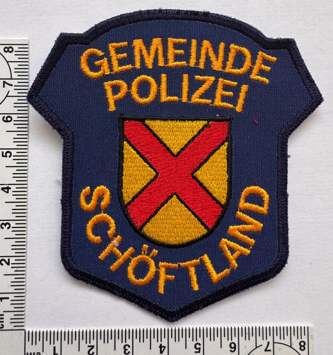 Plaketten & Abzeichen: 1 Polizei Abzeichen Gemeindepolizei Schöftland – Neu (gemäss Beschreibung) aus Zürich von Policepatch