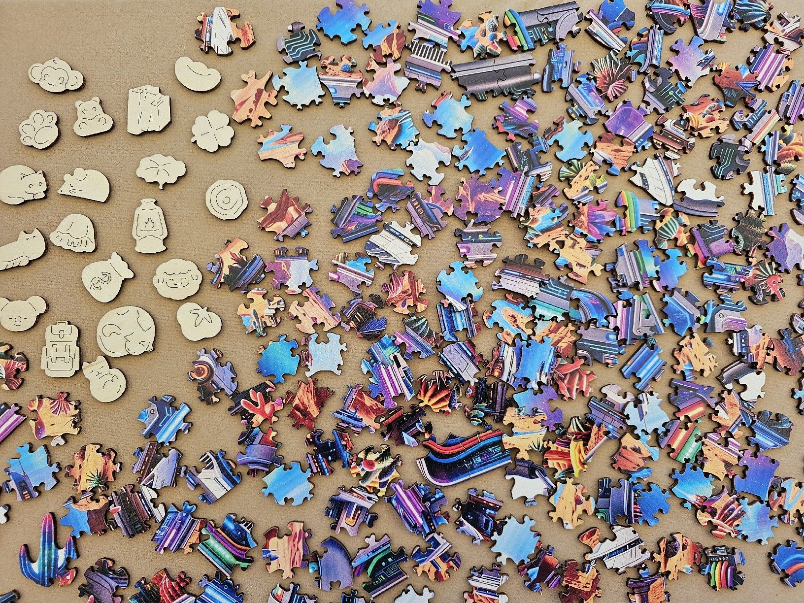 Puzzles: Holzpuzzle "Raumschiffe in der Wüste"  – Neuf (Voir description) à Bütschwil par Taranabo 1