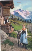 JUNGFRAU-Gebiet, Motiv Älplerleben