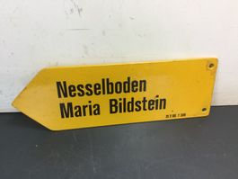 Gebrauchter Wanderwegweiser Nesselboden Maria Bildstein