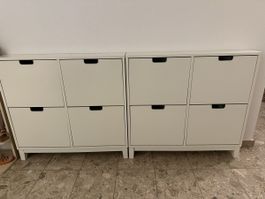 2x Ikea Ställ Schuhschränke