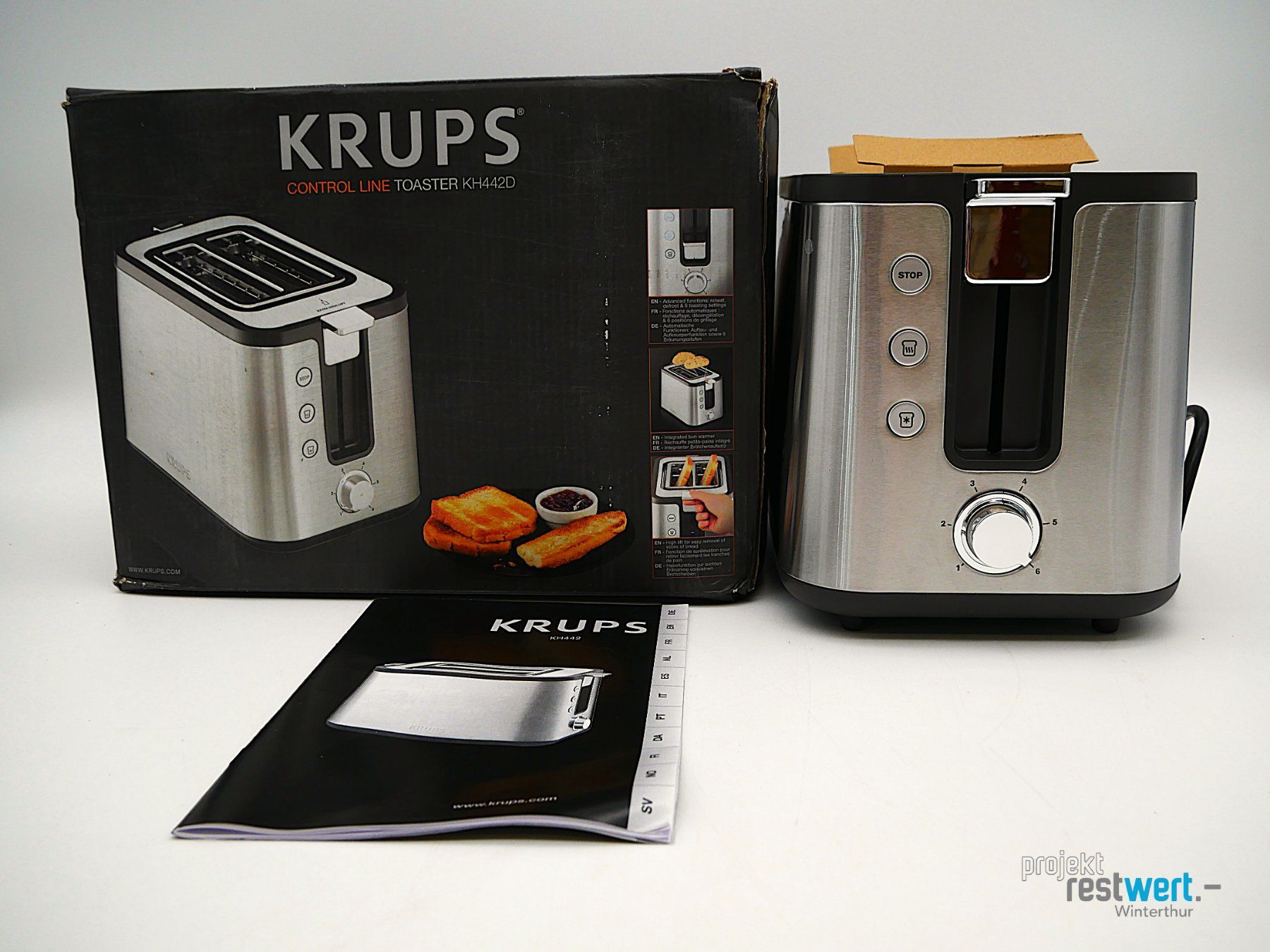 Krups Elettrodomestici da cucina: KRUPS Control Line Toaster KH442D – Nuovo (secondo la descrizione) da Winterthur venduto da Restwert_Winterthur