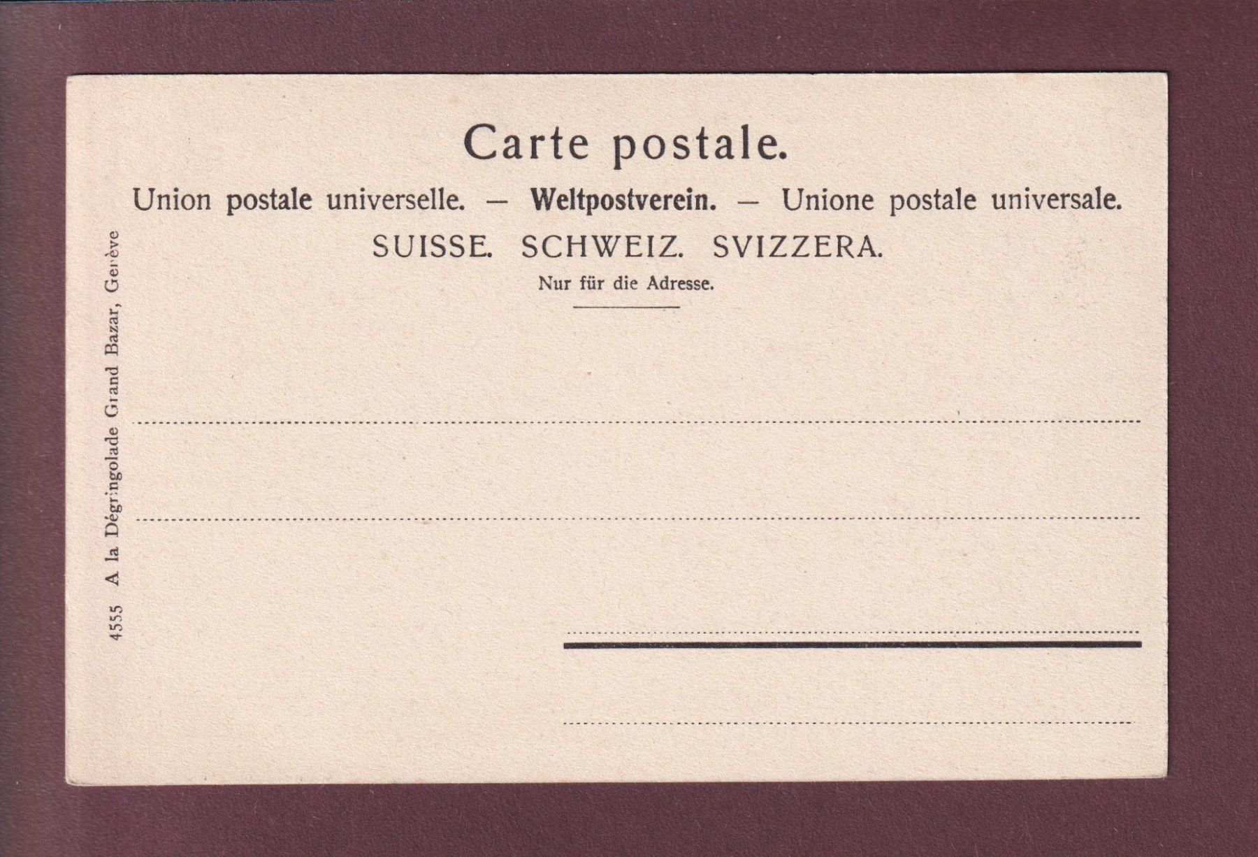 Cartoline postali: GENEVE - Victoria Hall – Usato da Pully venduto da nicecards 1