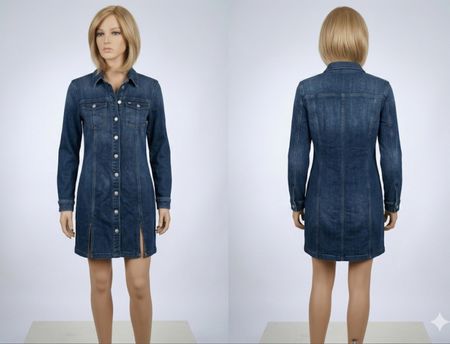 Tommy Jeans robe en jean bleu  taille S/M