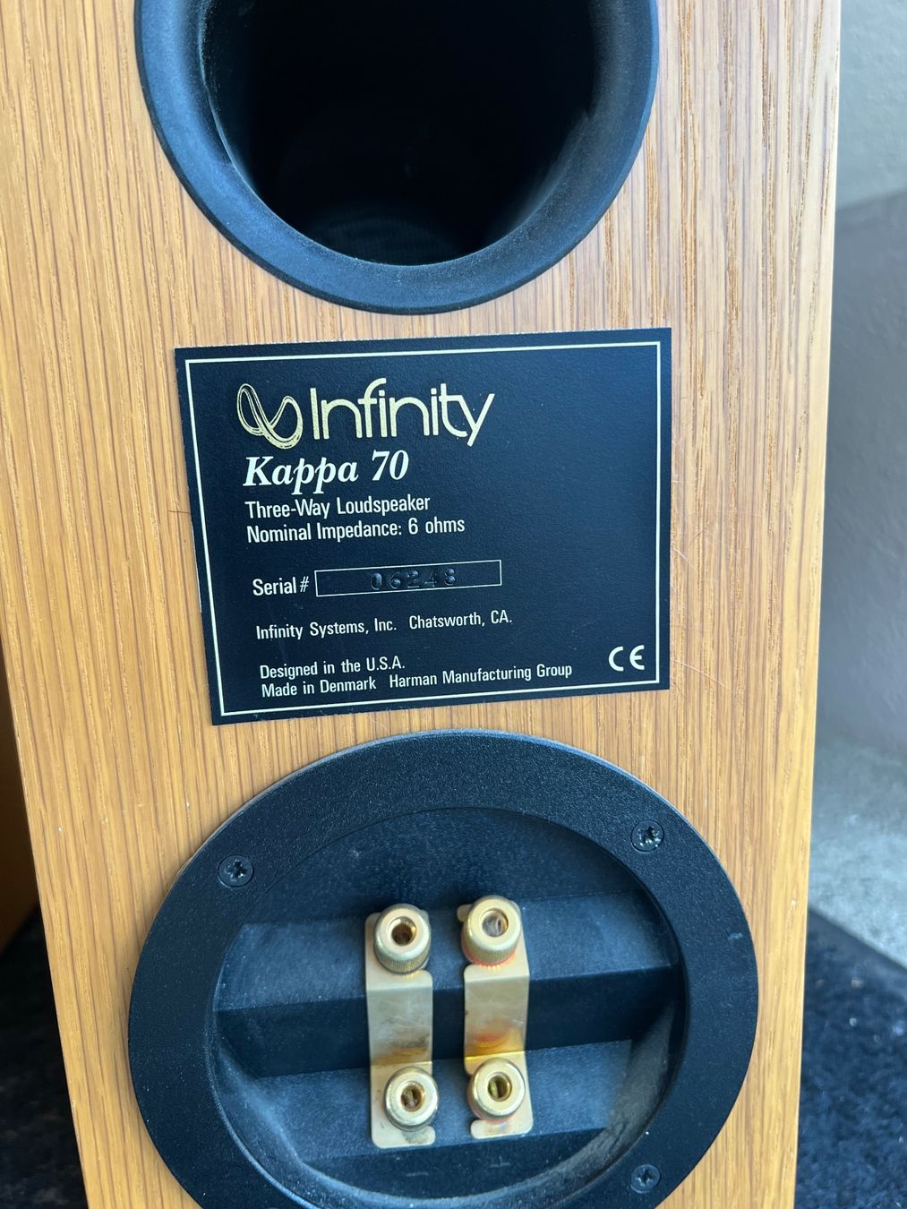 Infinity Haut-parleurs: Lautsprecher Infinity Kappa 70 gebraucht – D'occasion à Gebenstorf par Secondtronik 7