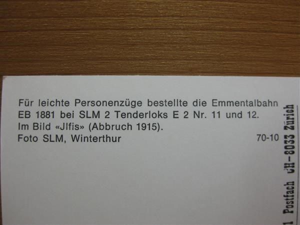 Cartoline postali: AK Dampflok der Emmentalbahn – Nuovo (secondo la descrizione) da Malters venduto da Marosko 1
