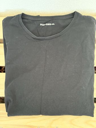 Langarmshirt Pier One schwarz Grösse XXL