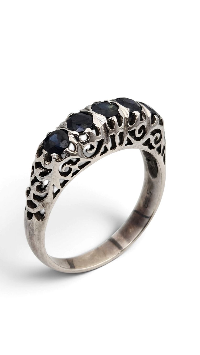 Ringe: JUGENDSTIL RING SILBER & Spinell vintage  – Gebraucht aus Clarens von Rimany 1