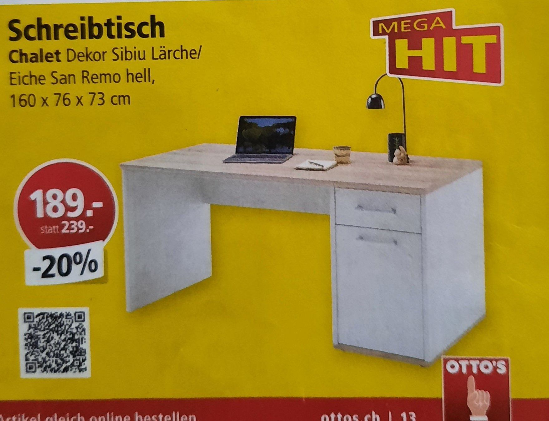 Scrivanie: Schreibtisch – Nuovo e nell'imballaggio originale da Hildisrieden venduto da Alpha137