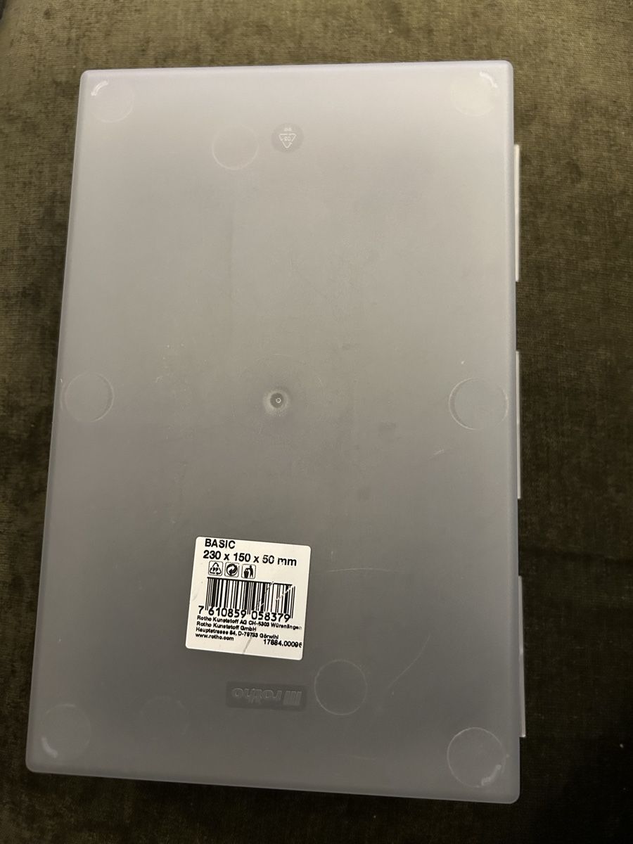 Contenitori edile: Aufbewahrungsboxen Rotho Ordnungssystem Basic 23x15x5cm – Usato da Zürich venduto da arr_vq5w 1