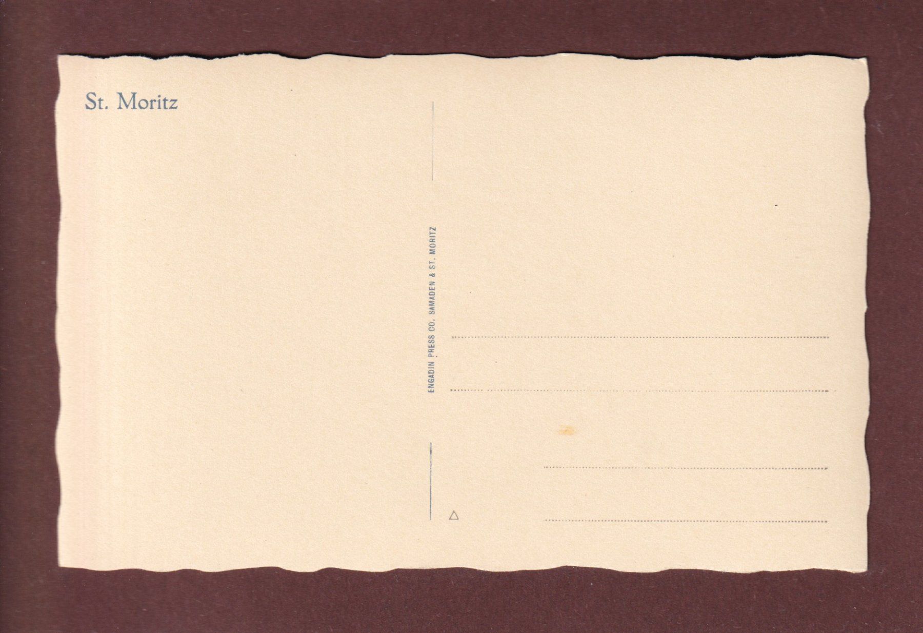 Cartoline postali: ST. MORITZ - Teilansicht – Usato da Pully venduto da nicecards-shop 1