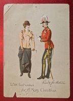 Rarität Soldatengruss um 1900