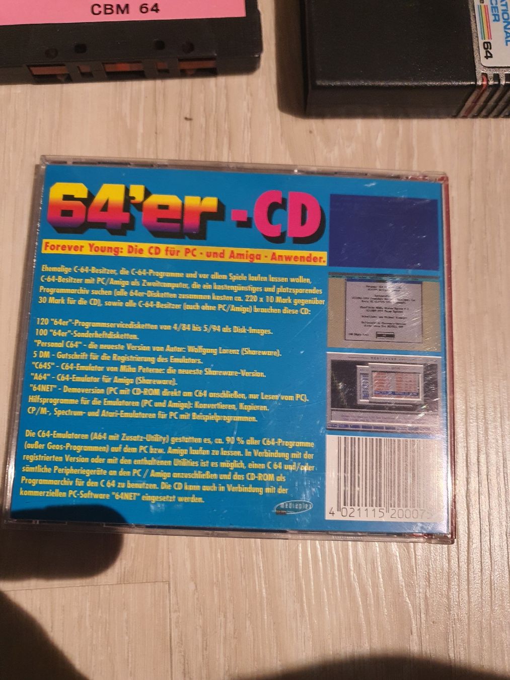 Commodore PC: Commodore 64 Games Kassetten & CD - Retro Games Sammlung – Usato da Muri AG venduto da Jeromia 3