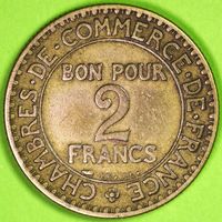 1925 / FRANKREICH / BON POUR 2 FRANCS / SEHR GUT ERHALTEN !