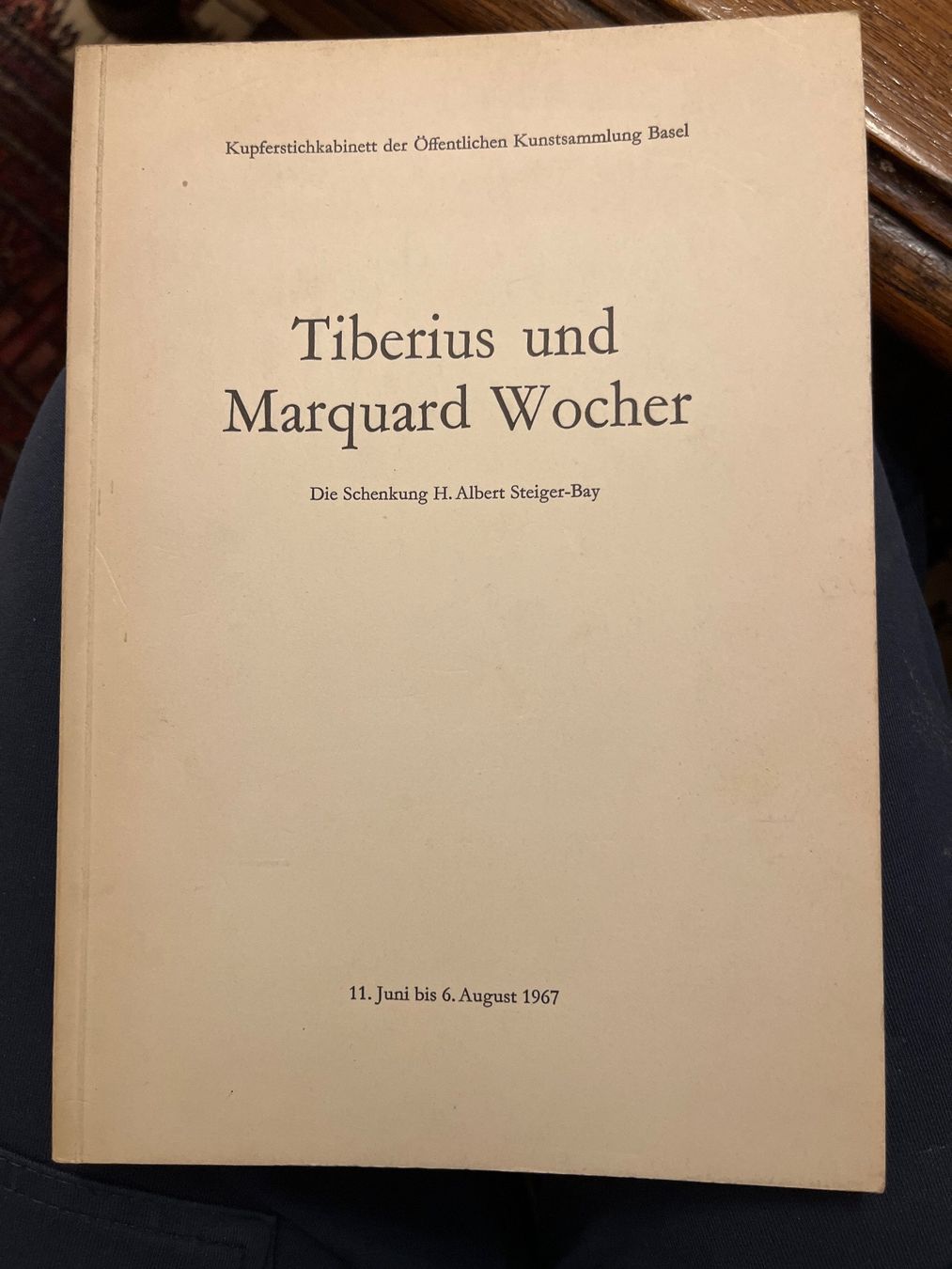 Libri: Tiberius und Marquard Wocher – Usato da Wangen ZH venduto da via_g5br