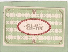 Kitsch Viel Glück im neuen Jahre Reliefkarte 1912