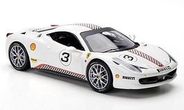 Ferrari 458 2009-2016 Challenge #3 weiss / Decor    1:43