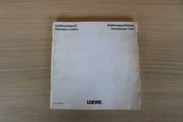 Vintage Bedienungsanleitung LOEWE Farbfernsehgerät