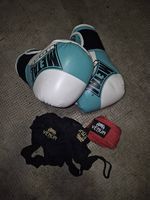 Gants de boxes Metal 8 oz et bandes Venum 2.5m