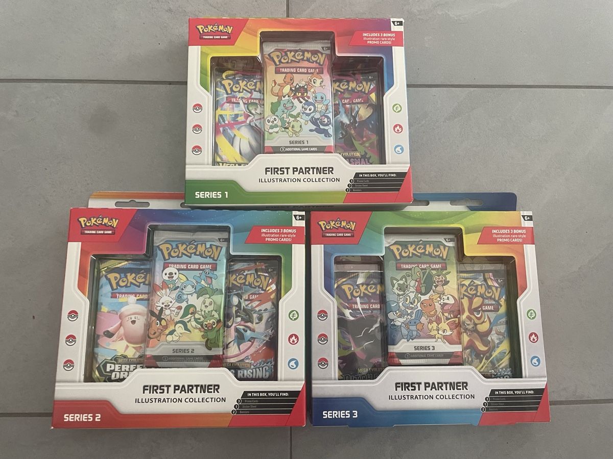 Carte collezionabili: Pokémon First Partner Serie 1-3 EN – Nuovo e nell'imballaggio originale da Siebnen venduto da Rem_zi