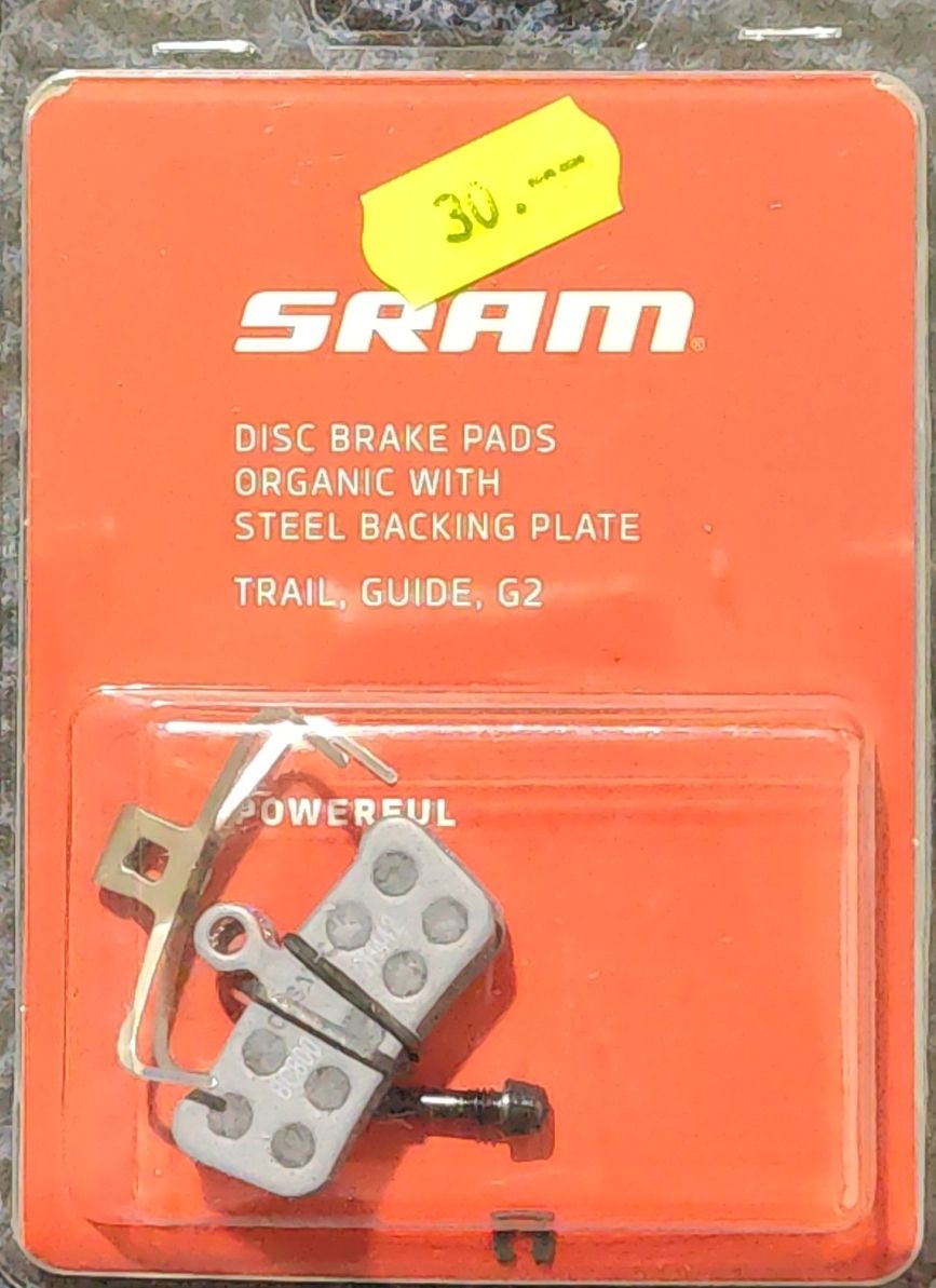 Sram Pezzi di ricambio: SRAM Scheibenbremsbeläge Trail Guide G2 - Neu & Original – Nuovo e nell'imballaggio originale da Neuendorf venduto da Dertovo