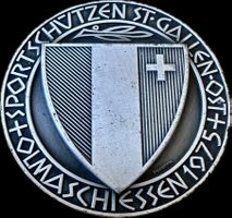 Grosse Münze Olmaschiessen 1975