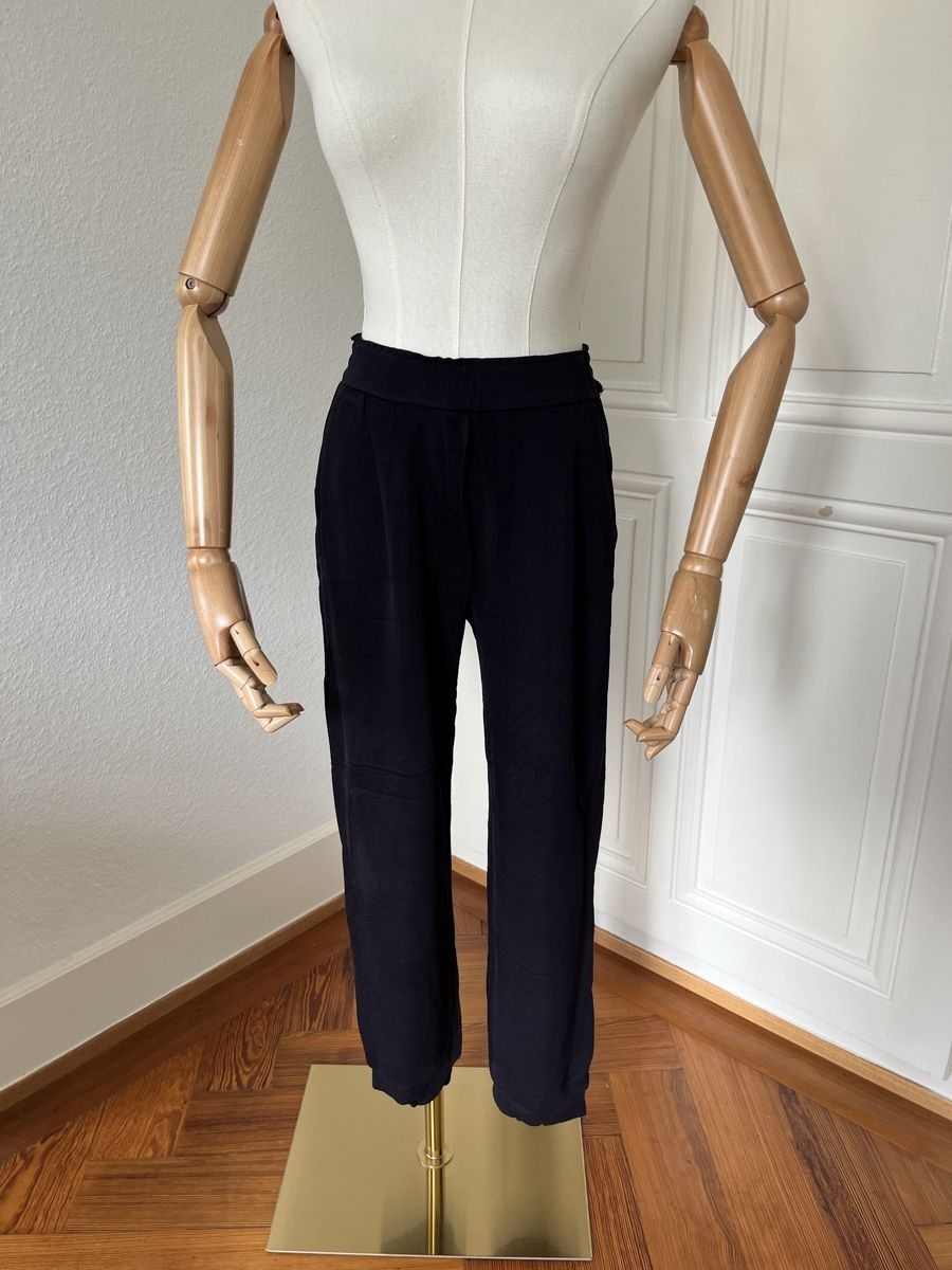 Massimo Dutti Pantaloni: Massimo Dutti Trousers, SIZE 36, navy, Summer Essential – Usato da Mies venduto da Nib2011 1