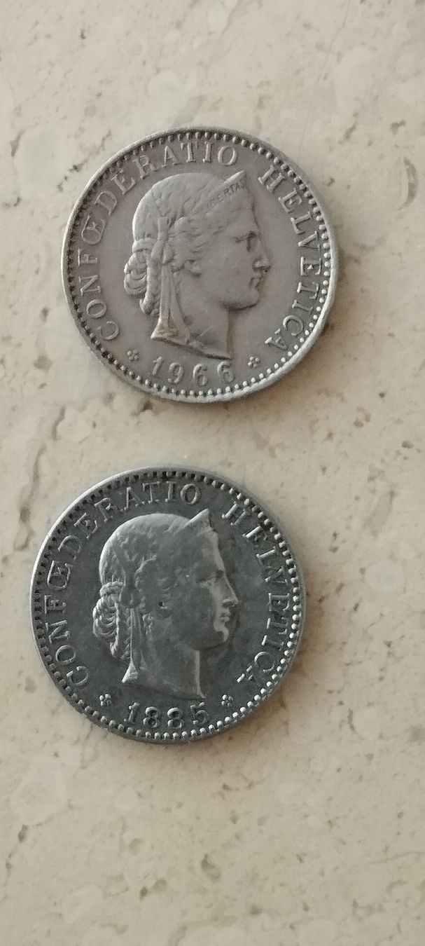 Toutes les monnaies: 2x20 Räppler 1885 – D'occasion à Oberdorf SO par and_jxk2 1