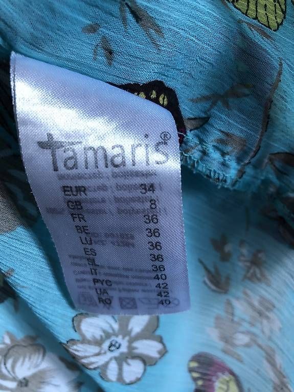 Camicette: Sommerbluse Tamaris, Grösse 34 – Usato da Rüschegg Heubach venduto da sharky81 3