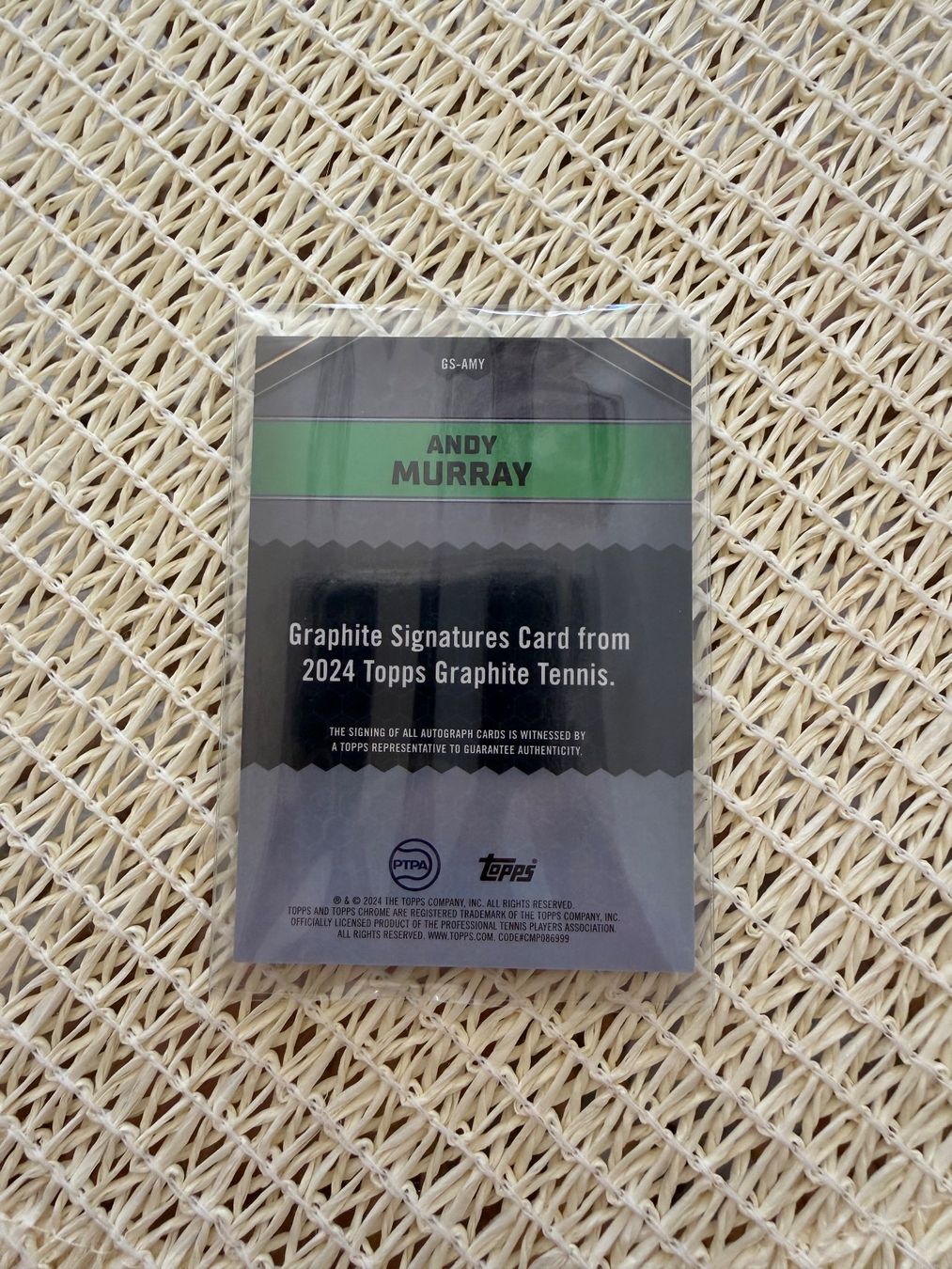 Topps Carte collezionabili: Andy Murray Graphite Signature – Usato da Champagne venduto da kev_b2tb 1