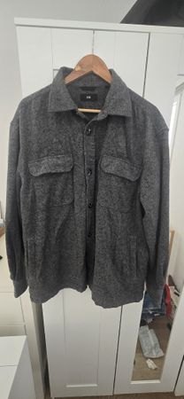 Surchemise homme C&A gris anthracite – Veste chemise à poche