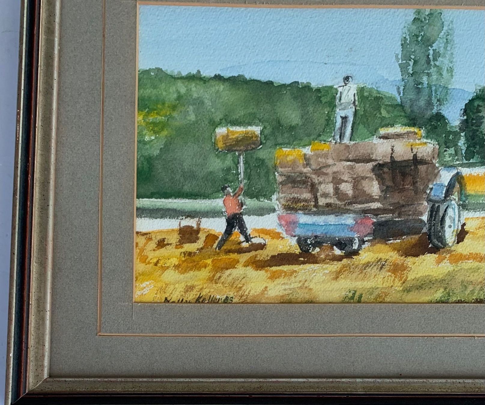 Dipinti: Walter Keller Aquarelle Landschaft – Usato da Müllheim Dorf venduto da Othmar73 3