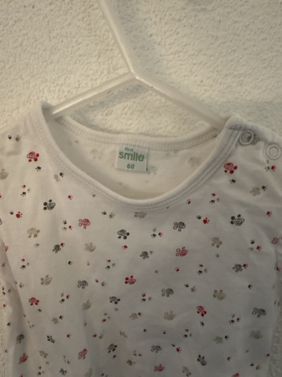 Migros Biancheria intima: Body "First Smile" 68 cm, langarm, süsses Muster – Nuovo (secondo la descrizione) da Freidorf TG venduto da nad_fxh7 1
