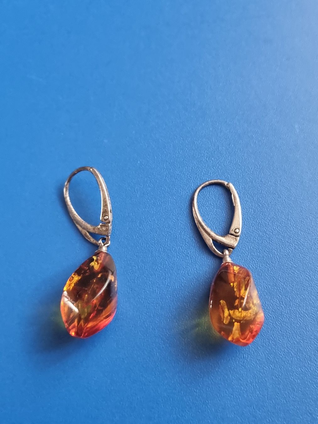 Orecchini pendenti & Orecchini a lobo: Elegante Ohrhänger  Bernstein Silber 925 – Usato da Schaffhausen venduto da Leveron13