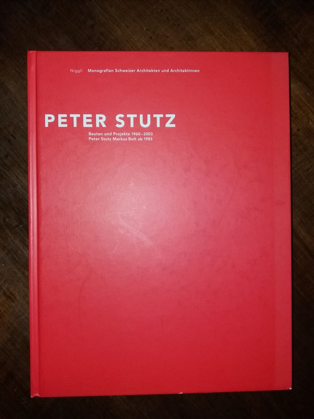 Libri: ARCHITEKTUR Peter Stutz - Monografien Schweizer Architekten – Usato da Welschenrohr venduto da Regool