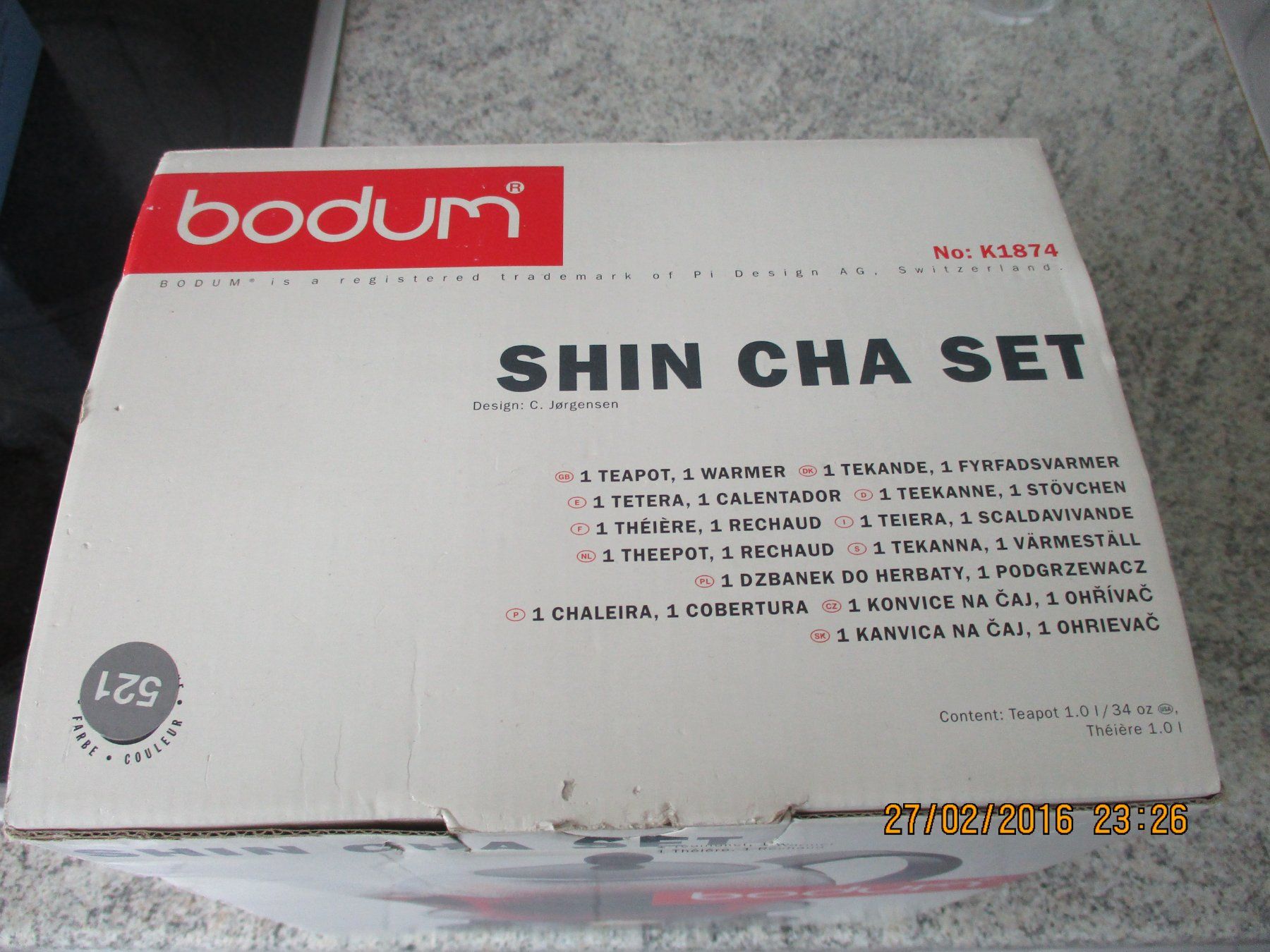 Teiere: Bodum Shin Cha Set Teekanne mit Stövchen neu – Nuovo e nell'imballaggio originale da Volketswil venduto da Maskottchen 1