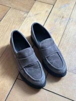 Loafer Pons Quintana Wildleder dunkelgrau Grösse 39