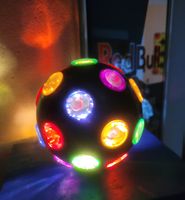 🟡🟢🟣 Herrliche Vintage Discokugel dreht sich