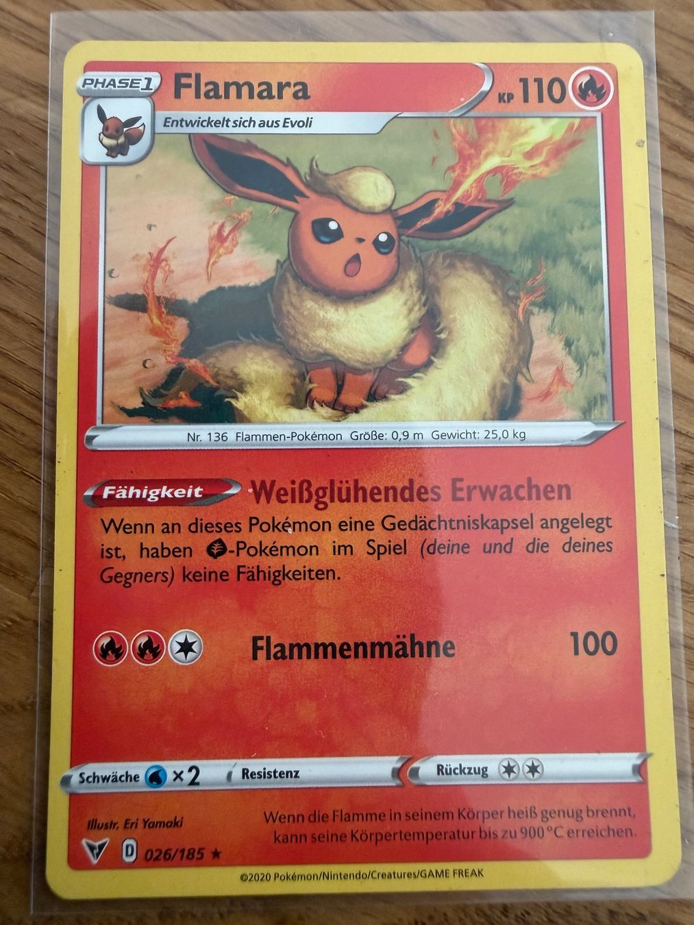 Pokémon Sammelbilder & Trading cards: Flamara 26/185 – Gebraucht aus Amriswil von sim_nlb6