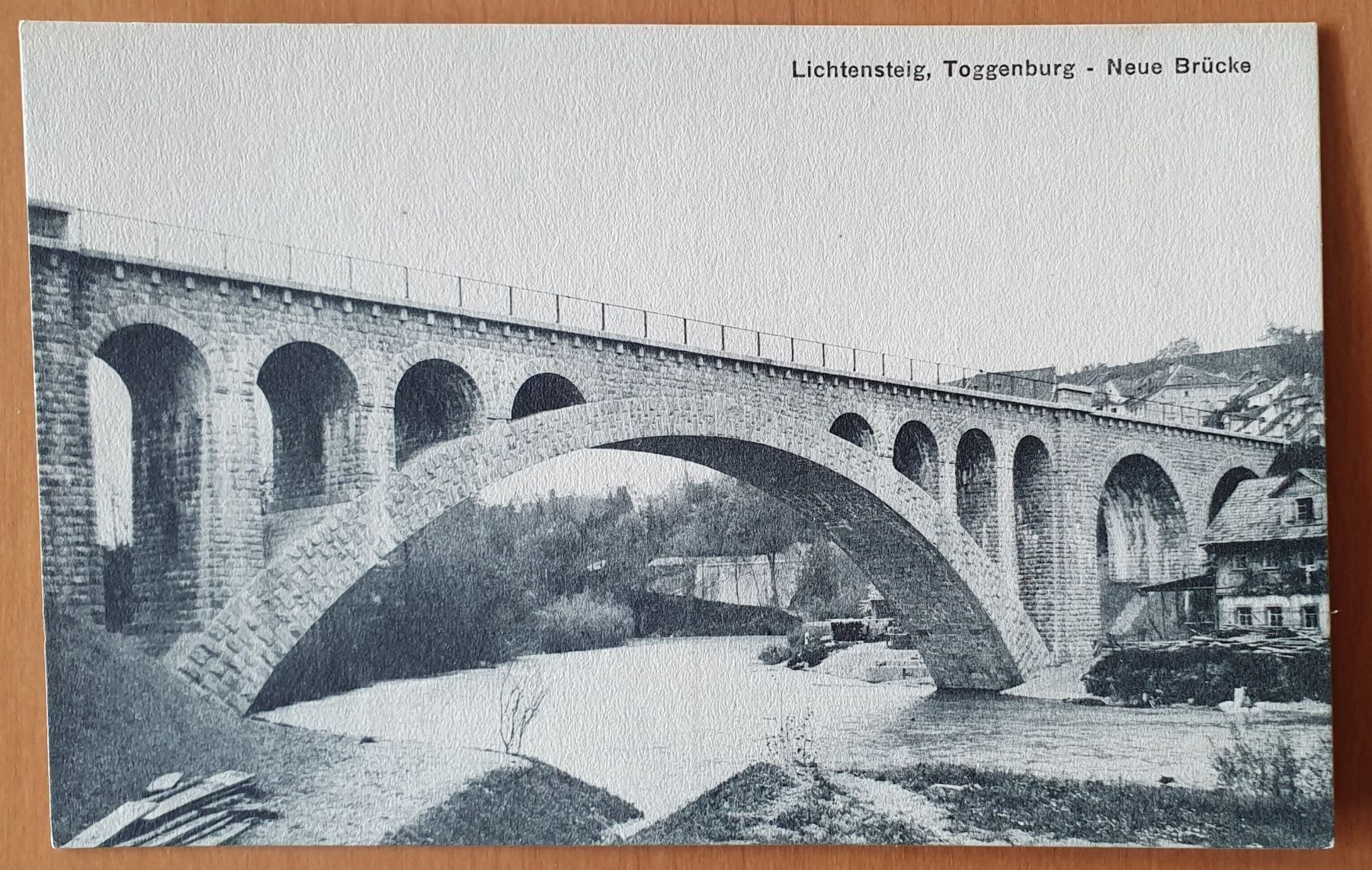 Cartoline postali: Lichtensteig  - Neue Brücke 1910 – Usato da Kreuzlingen venduto da Rschweiz1