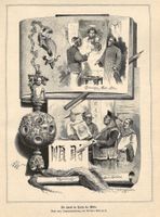 Kunst, Malerei, China - Holzstich 1894