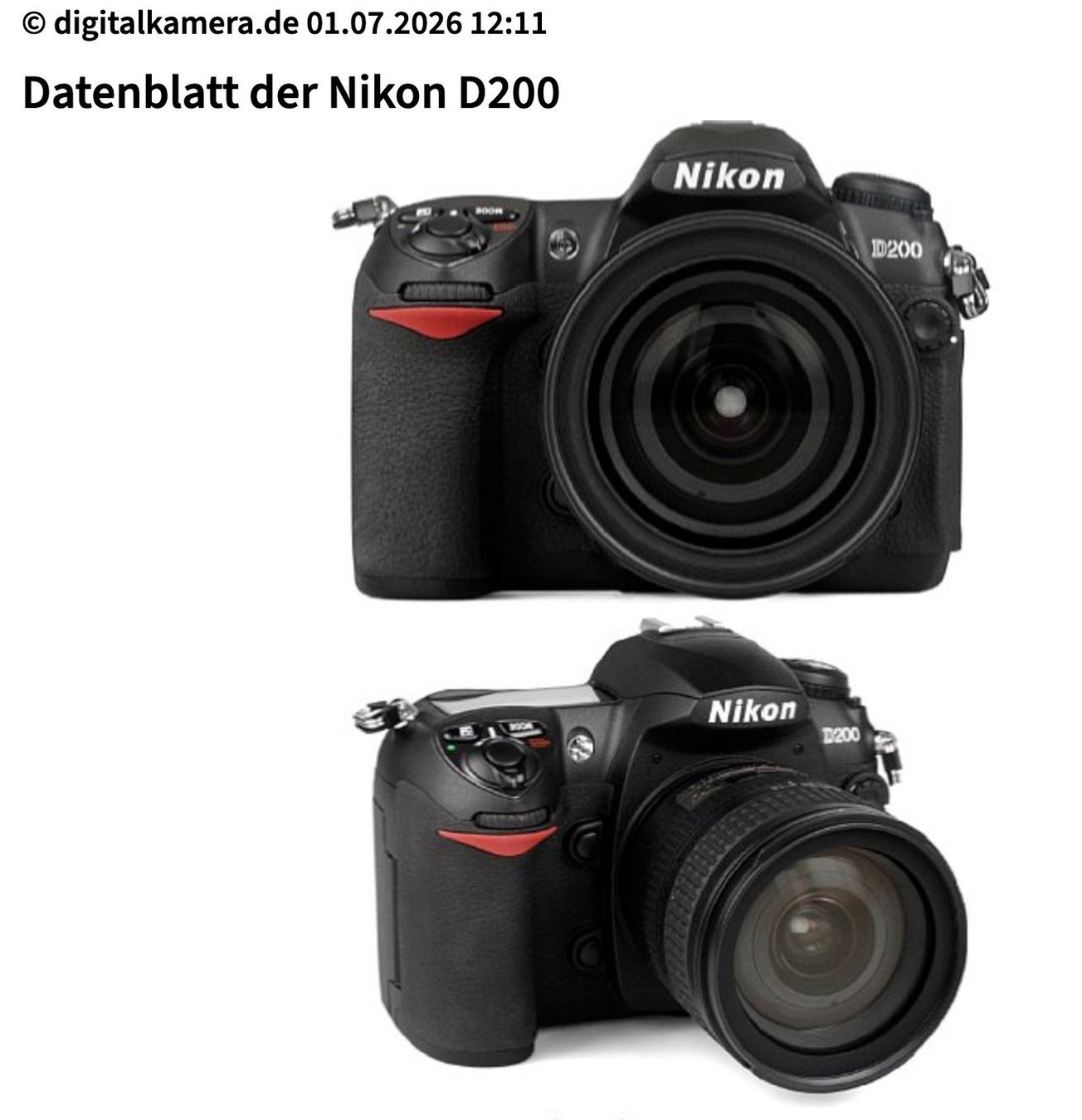 Nikon Appareil photo: Nikon D200 – D'occasion à Uster par fredigut 5