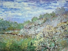 Claude Monet – "Trees in Bloom" (nach dem Original von 1873)