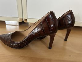 18Z by Walde Leder Pumps, braun, Gr. 35, Top Zustand!