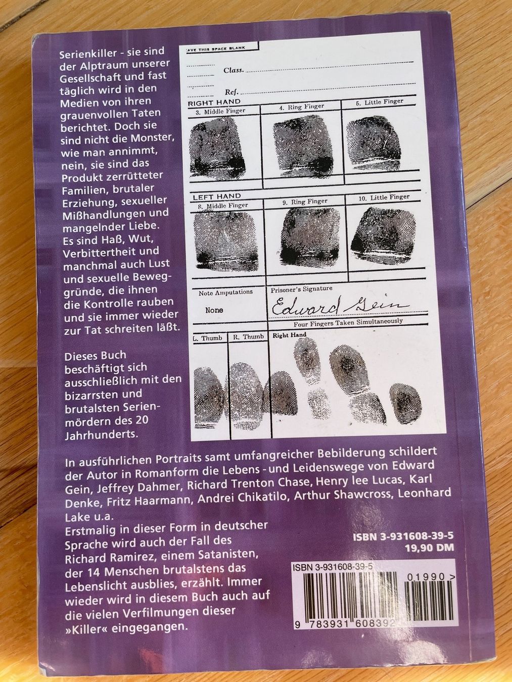 Libri: Murdermind – Usato da Zürich venduto da iphigenie666 1