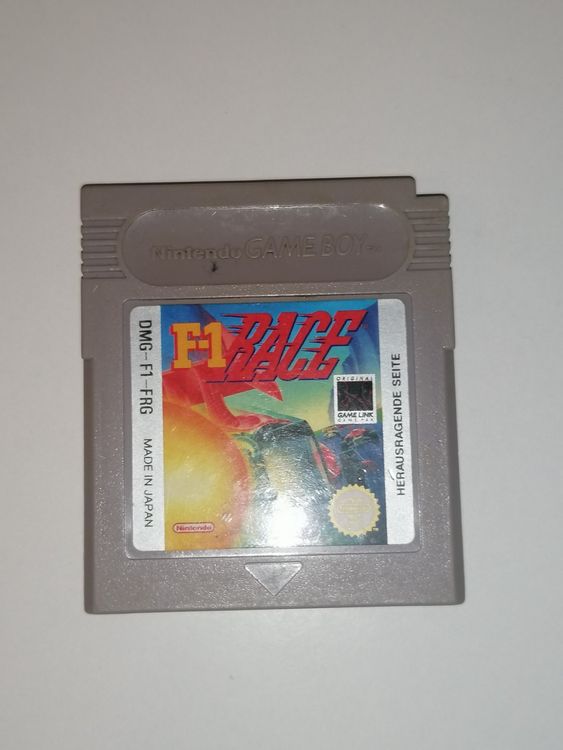 Jeu F-1 Race Sur Game Boy – Cartouche Seulement – Testée Et Fonctionnelle