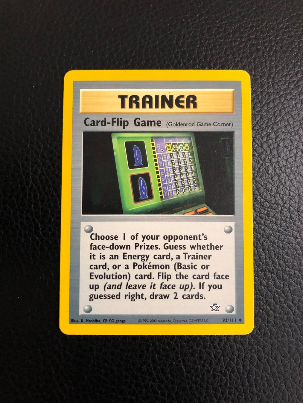 Pokémon Carte collezionabili: Neo Genesis Card-Flip Game 92/111 Ab 1 – Usato da Paradiso venduto da Pkmn10