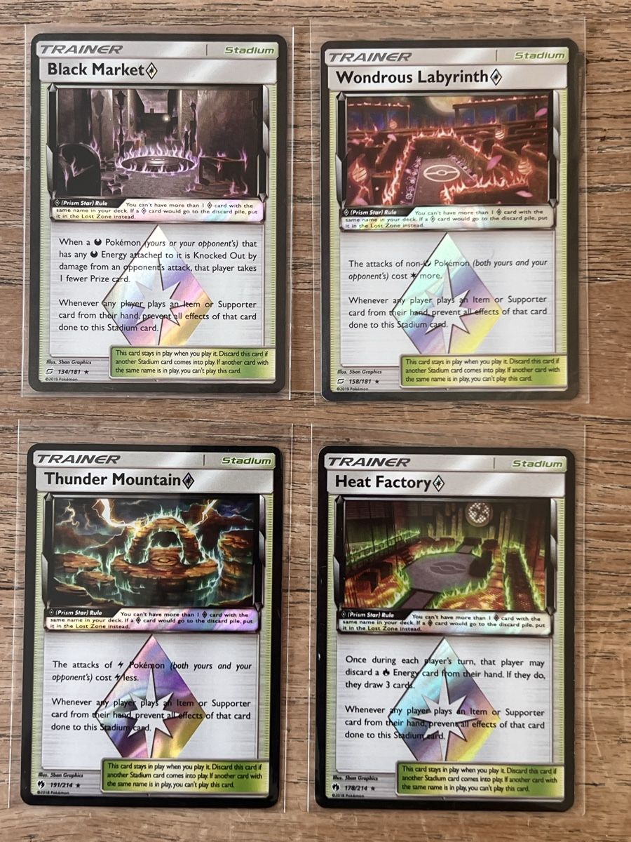 Pokémon Carte collezionabili: Prism Star Stadium LOT 4 Stück – Nuovo (secondo la descrizione) da Zollikon venduto da inf_l5jd