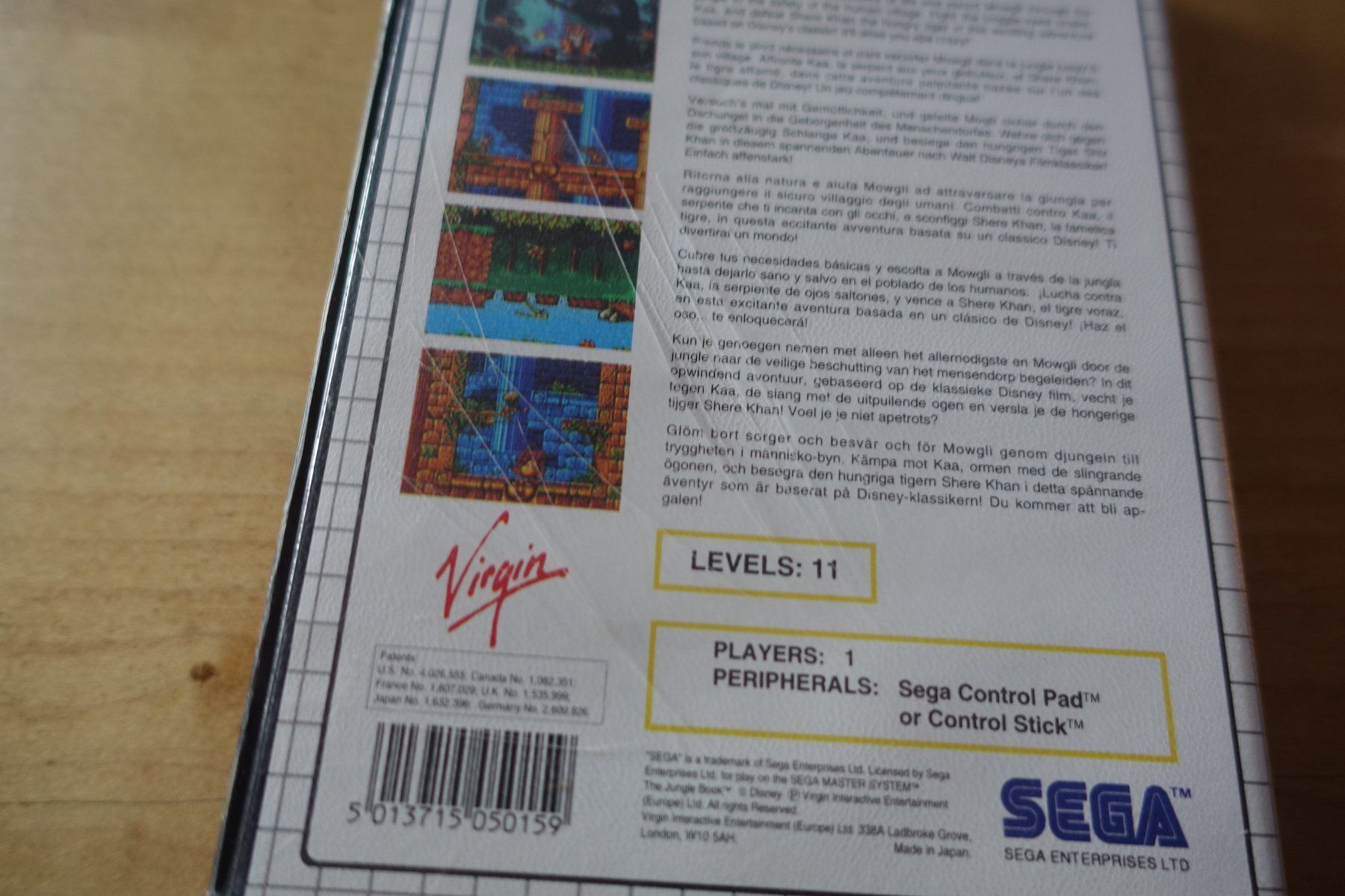 Sega Spiele: Disney's Das Dschungelbuch - Sega Master System – Gebraucht aus Steinach von Gamecet 3