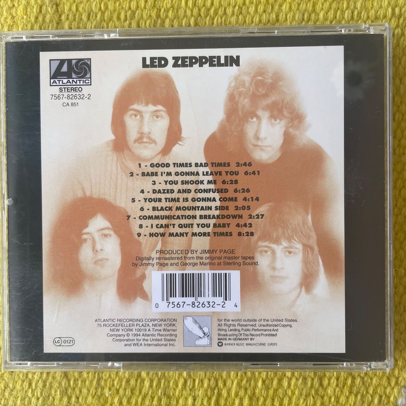 CD: LED ZEPPELIN-LED ZEPPELIN REMASTERED – Usato da Rorschacherberg venduto da CD-Roli 1